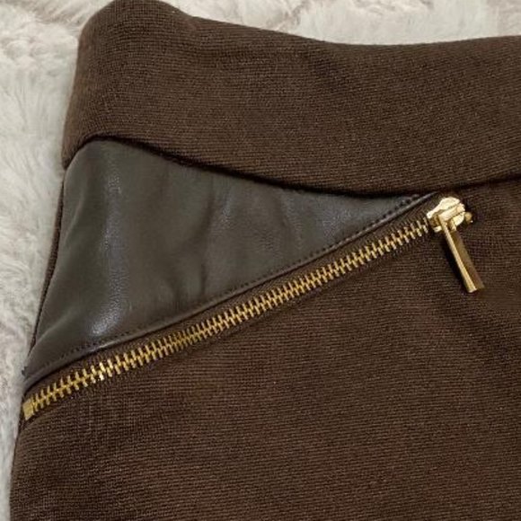 Premise Studio Odyssey Brown Skirt Size 8 - Picture 3 of 7